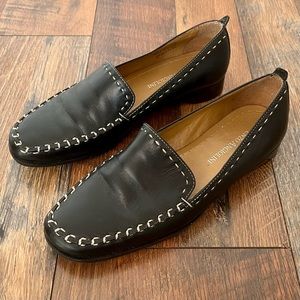 Enzo Angiolini Dark Brown Leather "Eabertino" Loafers, Women's Size 5.5 M